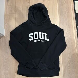 Black SoulCycle NorCal hoodie